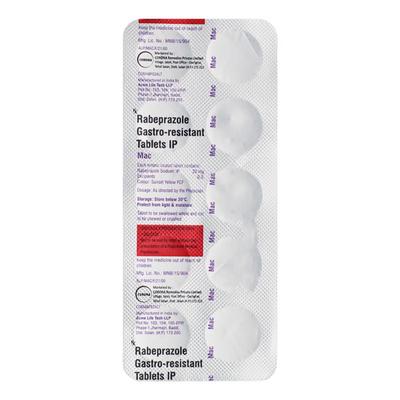 MAC 20mg Tablet 10'S - Ulcer/Reflux/Flatulence-Aaa