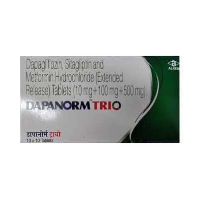 DAPANORM TRIO Tablet 10's - Diabetes-Ant