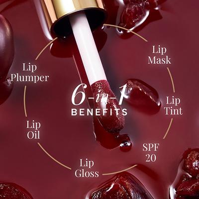 RAS Luxury Skincare Super Plump Lip Oil Gloss - Golden Glow 9 ml - Lip Glosses