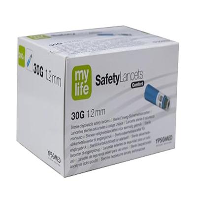 Ypsomed Mylife Safety Lancets (30 G x 1.2 mm) 100's - Health Monitoring Devices
