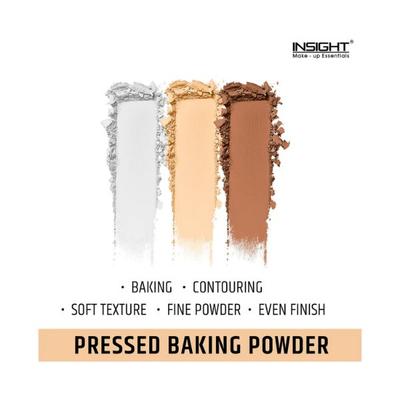 INSIGHT PROFESSIONAL 3 IN1 PRESSED BAKING POWDER 14 gm - Face Palettes