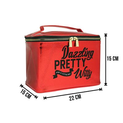 Colorbar Midas Soft Vanity - (Red) 1's - Makeup Bags & Cases