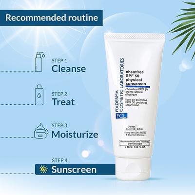 Fixderma Cosmetic Laboratories Chemfree Physical Sunscreen SPF 50 Mineral Sunscreen 50 ml - Body Sunscreen
