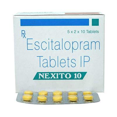 Nexito 10mg Tablet 10'S - Depression-Ant