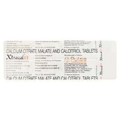 Xtracal Ct Tablet 15's - Bone Metabolism-Age
