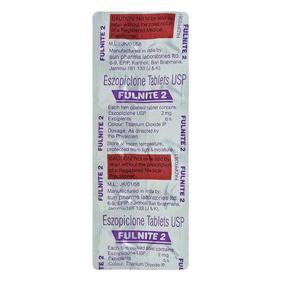 Fulnite 2mg Tablet 10'S - Hypnosis-Hyp
