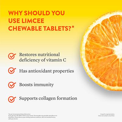 LIMCEE ORANGE FLAVOUR 500mg Chewable Tablet 15's - Supplements-Vic
