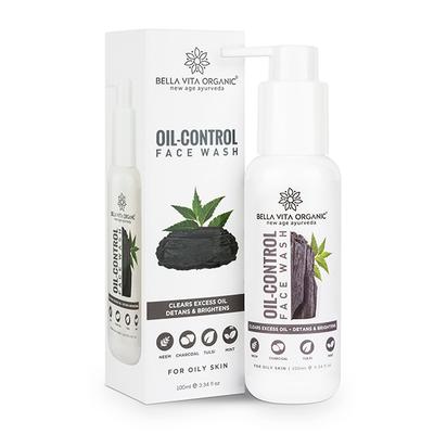 Bella Vita OrganOil-Control Face Wash, Deep Cleansing And Skin Brightening 100 ml - Face Wash & Cleansers