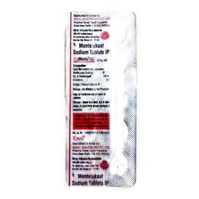 MONTU 10MG TABLET 10'S - Asthma/COPD-Ast