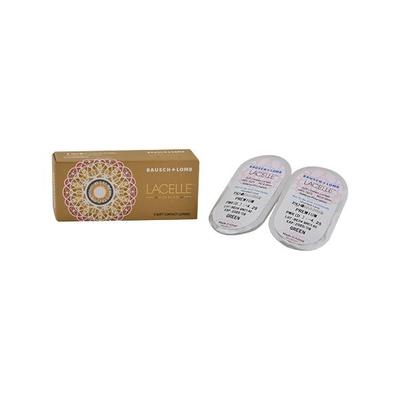 Bausch & Lomb LACELLE Premium Colored Monthly Contact Lens - 2 Lens/Box - Green (PWR 0.00) - Eyecare Lenses