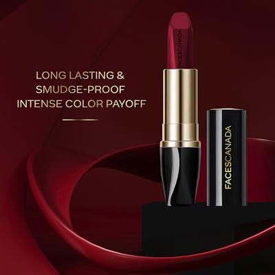 FACESCANADA Matte Addiction Lipstick Fierce Brown 10 3.7gm - Lipsticks