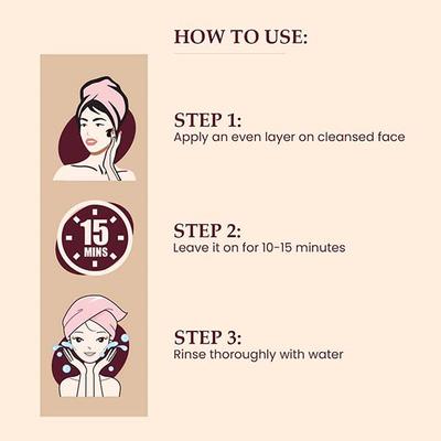 Mother Sparsh Turmeric Healing Ubtan Face Mask For Dark Spots & Radiant Complexion 50 gm - Face Packs