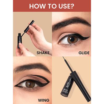 Swiss Beauty Matte Max Eyeliner - Black 4 gm - Eyeliners