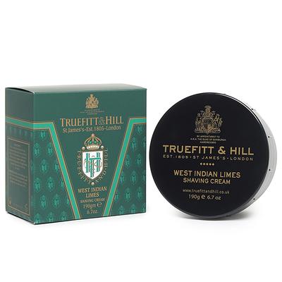 Truefitt and Hill West Indian Limes Shave Cream Bowl Essential Grooming Collection 190 gm - Shaving Creams
