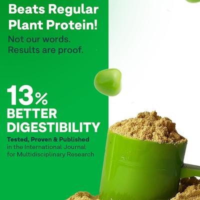 Oziva Bioactive Plant Protein (25G Vegan Protein) For Endurance & Muscle Recovery Plant-Based Protein (500G, Chocolate) 1's - Multi-Vitamins