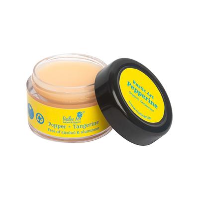 Rustic Art Pepperine Organic Deodorant Balm with Vitamin E 12 gm - Women Deodorants/Roll-Ons