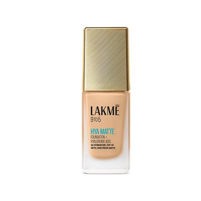 Lakme 9to5 Hya Matte Foundation + Hyaluronic Acid Neutral Light 25 ml - Foundation