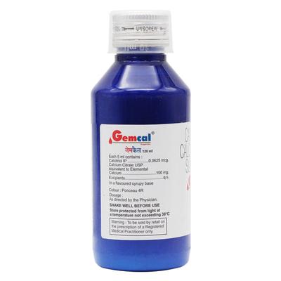 Gemcal Suspension 120ml - Supplements-Vam