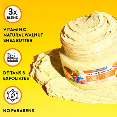 Find Your Happy Place - Poolside Pina Coladas Vitamin C & Exfoliating Body Scrub 200 gm - Scrubs & Exfoliants