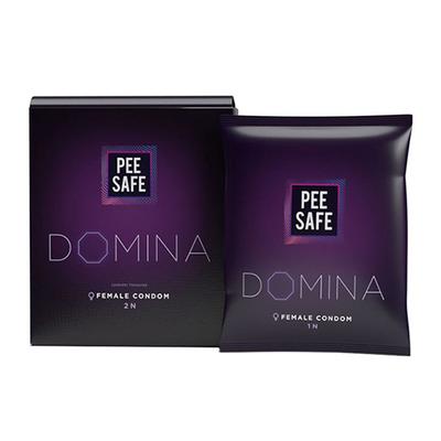Pee Safe Domina Female Condom (pack of 2) 1's - Plain/Flavoured Condoms
