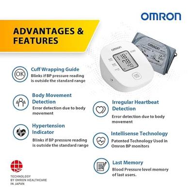 Omron Automatic Blood Pressure Monitor Upper Arm Type (HEM-7121J-IN) - Blood Pressure Monitor Device