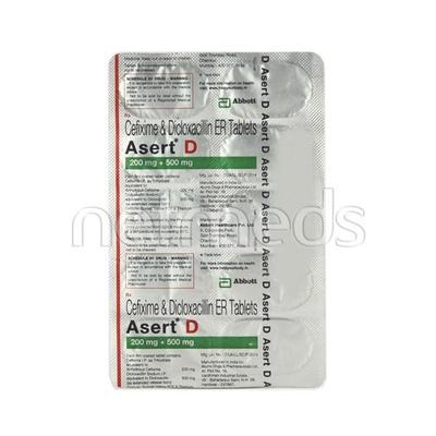 Asert D Tablet 10'S - Bacterial Infections-Cep