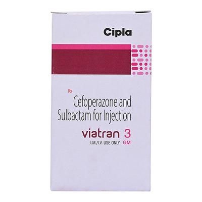 Viatran 3Gm Injection 1's - Bacterial Infections-Cep