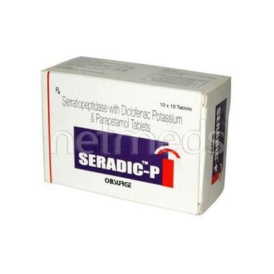 Seradic P Tablet 10'S - Pain relief-Nsa