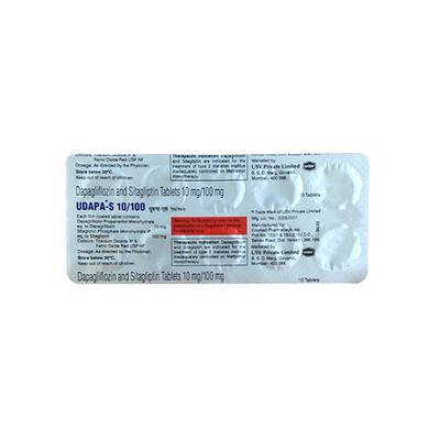 UDAPA S 10/100 Tablet 10's - Diabetes-Ant