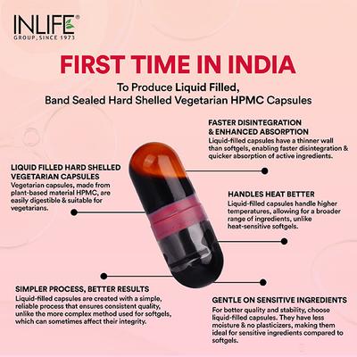 INLIFE Astaxanthin 4mg Supplement AstaZine Vitamin A, D, E Veg Capsules 30's - Multi-Vitamins