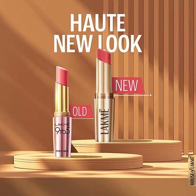 Lakme 9to5 Powerplay Priming Matte Lipstick, Lasts 16hrs, Blushing Nude, 3.6 gm - Lipsticks