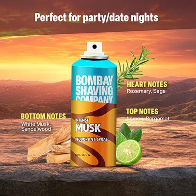 Bombay Shaving Company Aqua Deo Spray For Men - Long Lasting Fragrance 150 ml - Men Perfumes (Edt/Edp)