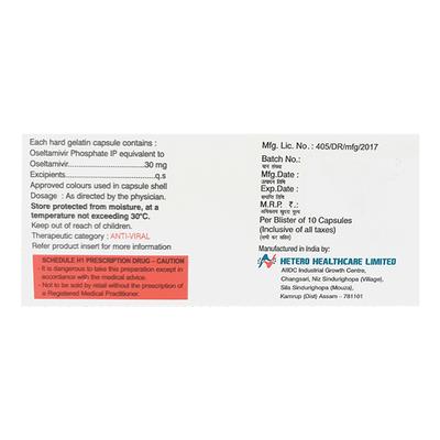 FLUVIR 30 Capsule 10's - Viral infections-Ant