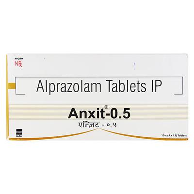 Anxit 0.5mg Tablet 15'S - Anxiety-Anx