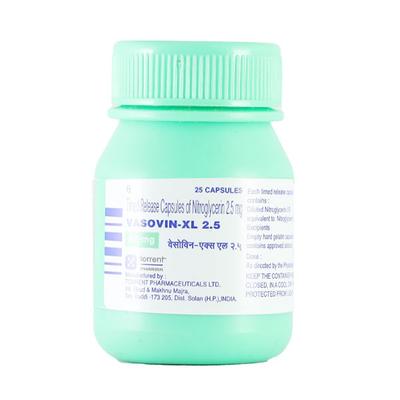 Vasovin XL 2.5mg Capsule 25'S - Angina