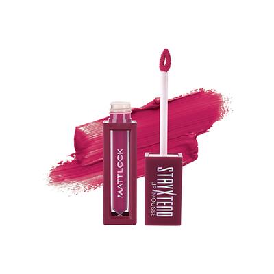 Matt Look Stayxtend Lip Mousse Enriched With Vitamin E & Non Sticky, Deep Magenta-18 4 ml - Liquid Lipsticks
