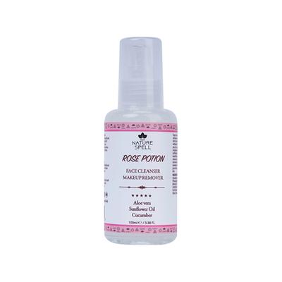 Nature Spell Rose Potion Aloe Vera Cleanser Makeup Remover 100 ml - Make Up Removers