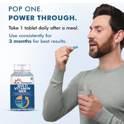 Dr. Morepen Multivitamin Tablet - Men 60's - Multi-Vitamins