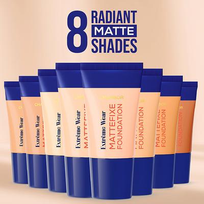 Chambor Extreme Wear Matte fix Foundation tube, 24HR Long-Lasting, Matte Finish, Shade 302 20 ml - Foundation