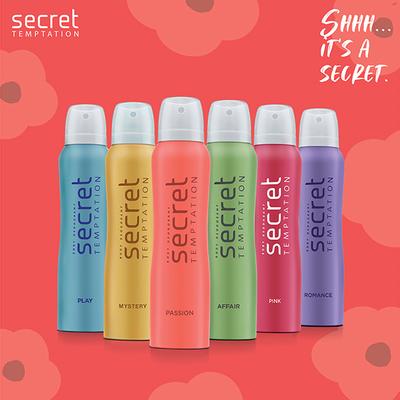 Secret Temptation Passion Deo 150 ml - Deodorants/Roll-Ons