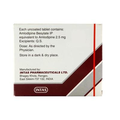 Amtas 2.5mg Tablet 30'S - Hypertension-Cal