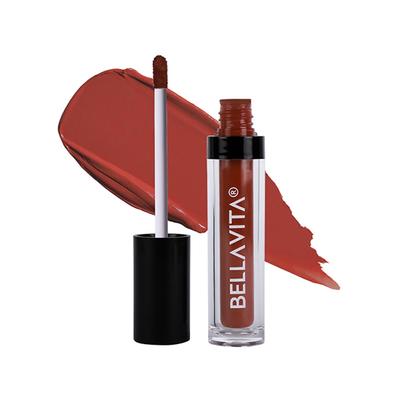 Bellavita Kiss-Proof Liquid Lipstick Dreamy Nude 4.5 ml - Liquid Lipsticks