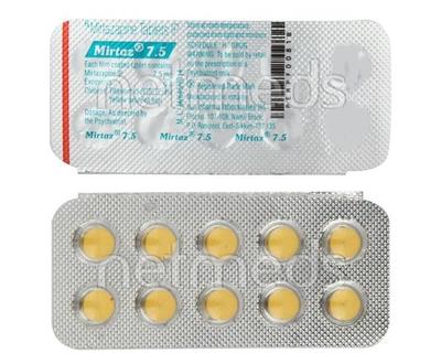 Mirtaz 7.5mg Tablet 10'S - Depression-Ant