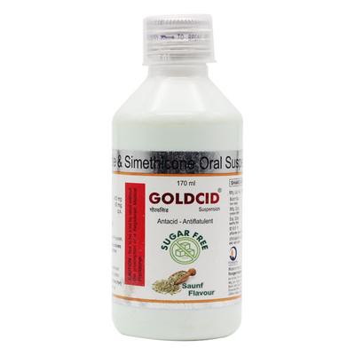 GOLDCID SAUF SF Suspension 170ml - Ulcer/Reflux/Flatulence-Aaa