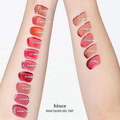 Hince Raw Glow Gel Tint R009 Raw Lilac 4 ml - Lip Stains & Tints