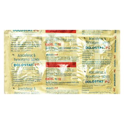 Dolostat PC Tablet 10'S - Pain relief-Nsa
