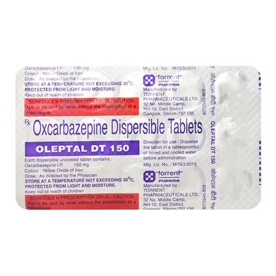 Oleptal DT 150mg Tablet 15'S - Epilepsy/Convulsion-Ant