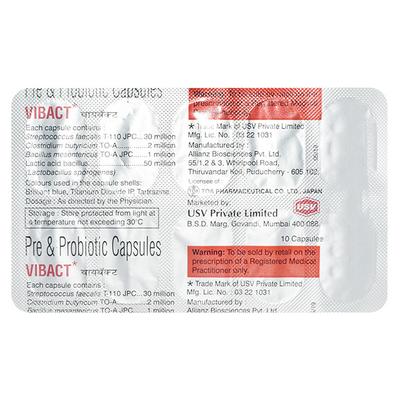 Vibact Capsule 10'S - Diarrhoea-Ant