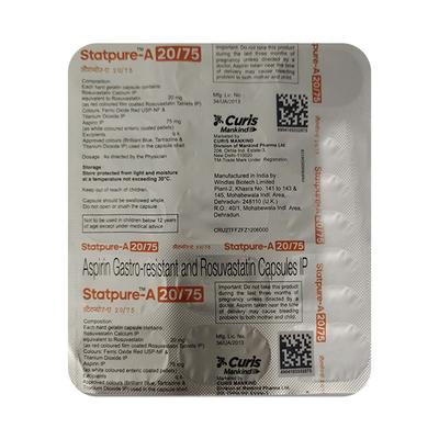 STATPURE A 20/75 Capsule 15's - High Cholesterol-Dys