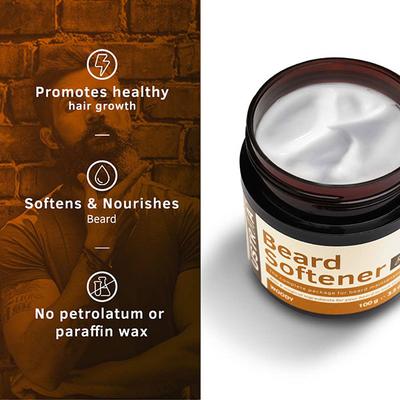 Ustraa Beard Softener Cream - Woody 100 gm - Beard Softener